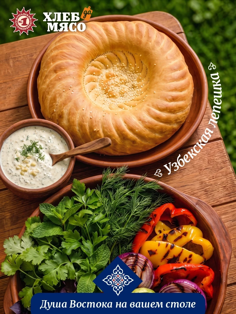 🔥 Новинка от Хлебокомбината уже в сети фирменных магазинов «Хлеб да мясо» — Узбекская ...