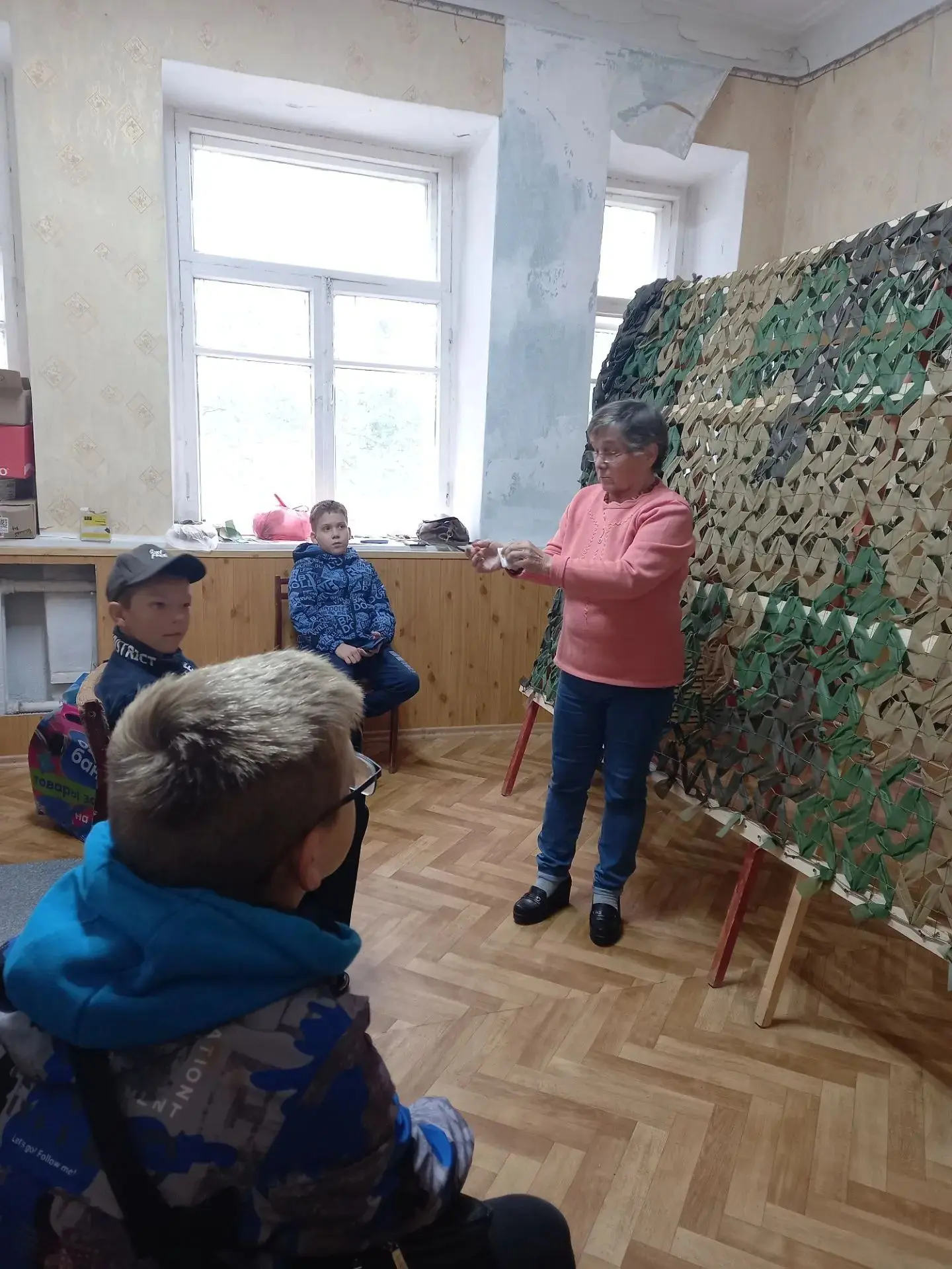 ✨Сегодня ребята из разновозрастного отряда "Созвездие" посетили Штаб волонтеров Пыщугск...