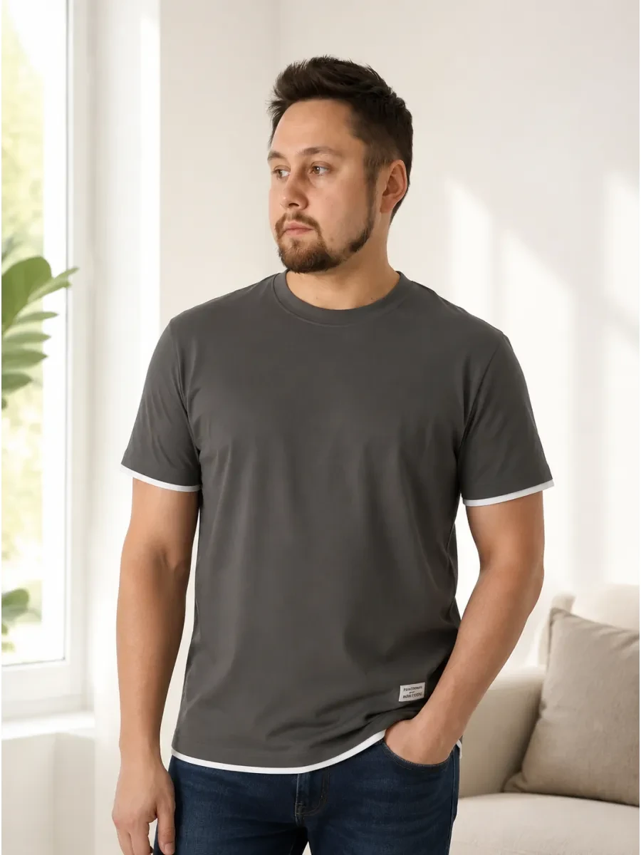 ⚡️ Футболка базовая однотонная, PGZ t-shirt