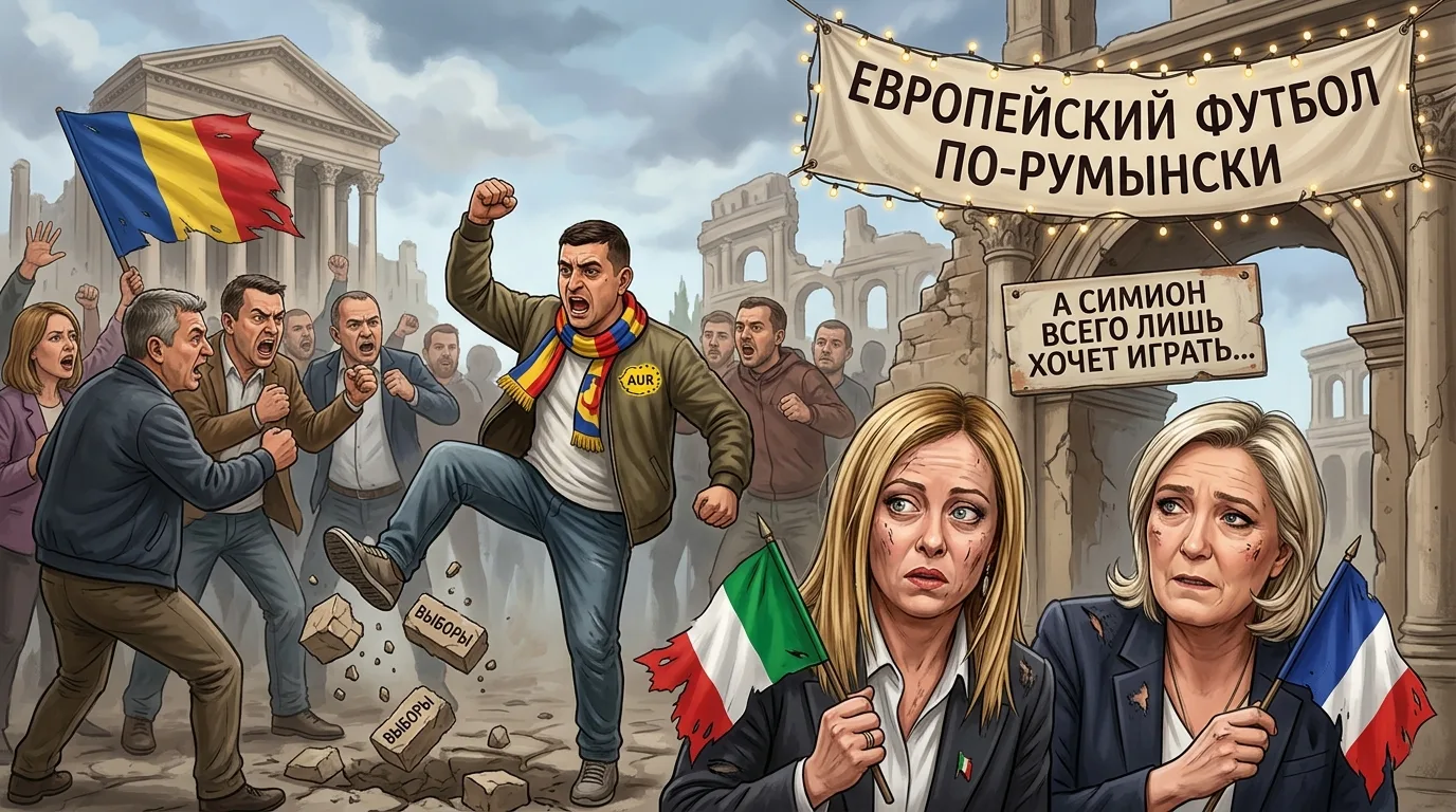 ТЕПЕРЬ РУМЫНИЯ – СЛАБОЕ ЗВЕНО ЕС

Вот всё у этих европейцев игристо.
 ЕС руководит ассистент гинекол