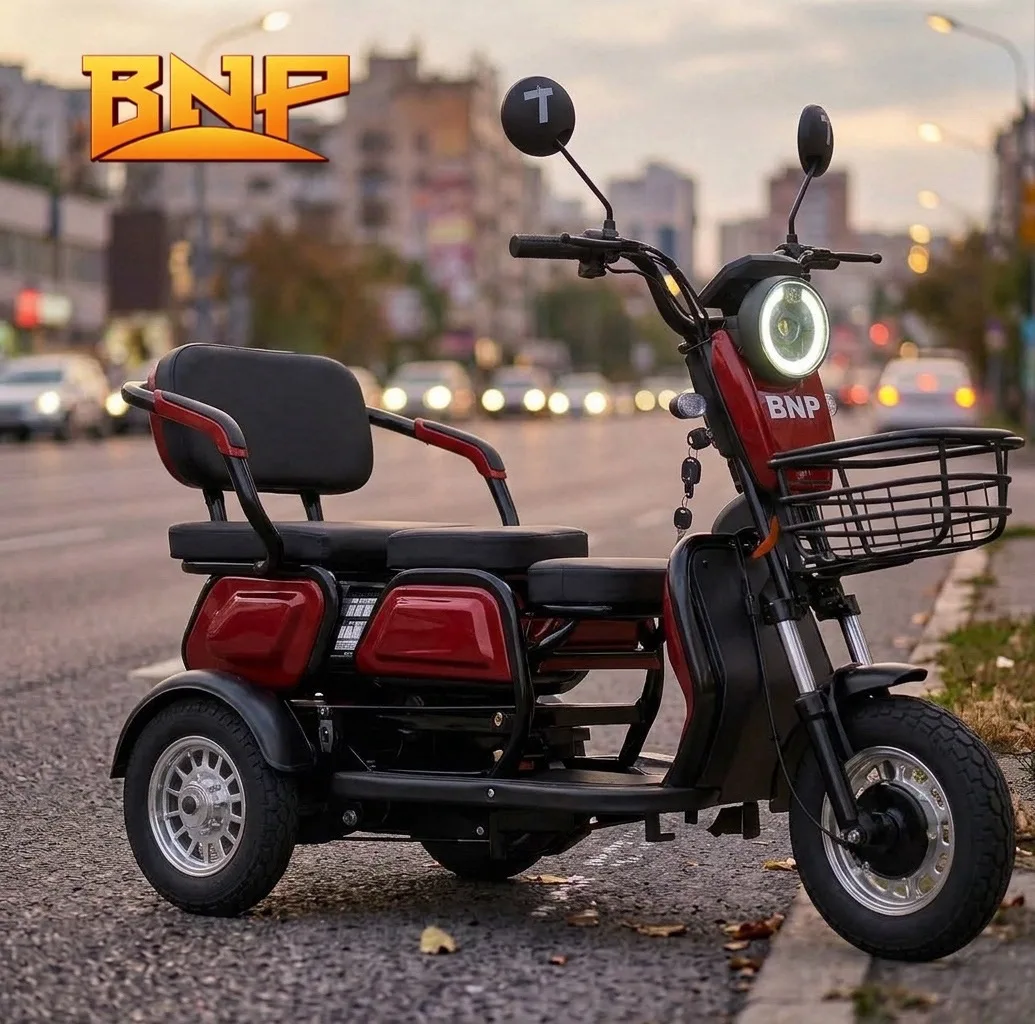 🛺 BNP Zevs — надёжный электрический трицикл для повседневных поездок и отдыха

Электродвигатель мощ