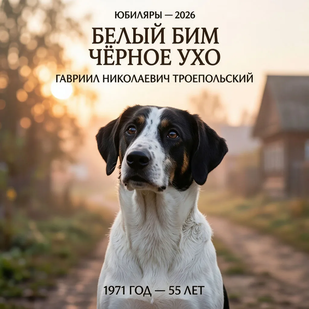 🎉 Литературный юбилей: 55 лет «Белому Биму Чёрное ухо»! 🎉