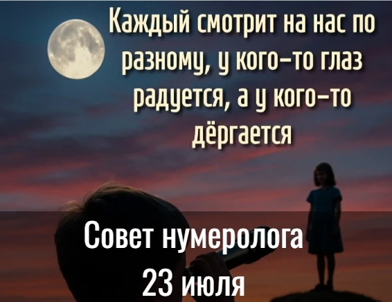 Совет дня от нумеролога на 23 июля