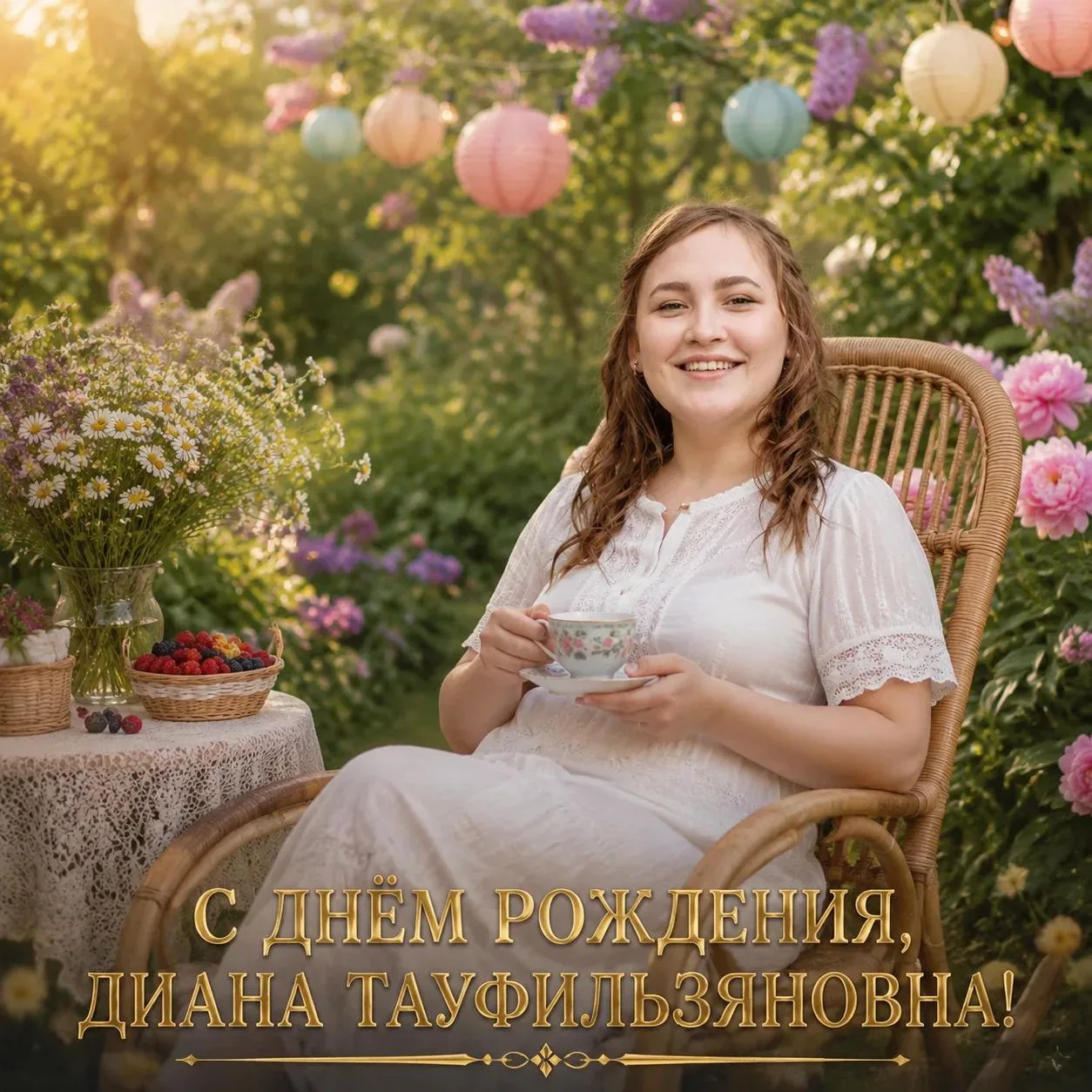 Уважаемая Диана Тауфильзяновна! Примите искренние поздравления с днём рождения!