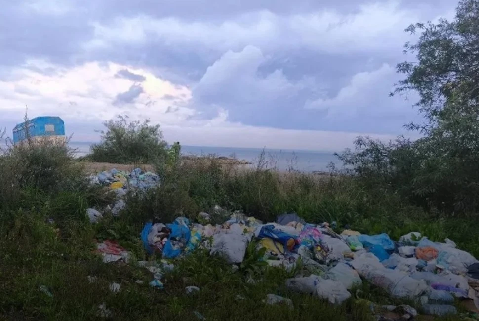 🗑️ Туристы оставляют горы мусора у пляжей Обского моря