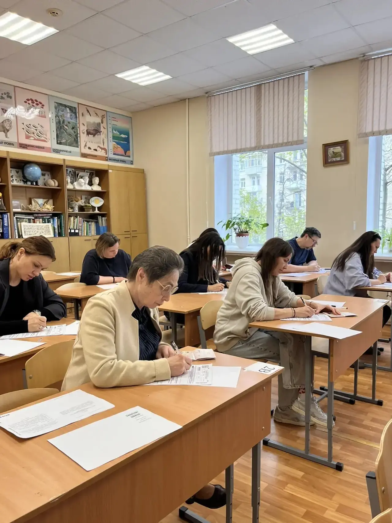 АКЦИЯ «СДАЁМ ЕГЭ ВМЕСТЕ»  🏫29 апреля в школе №1251 имени генерала Шарля де Голля прошла Всероссийска