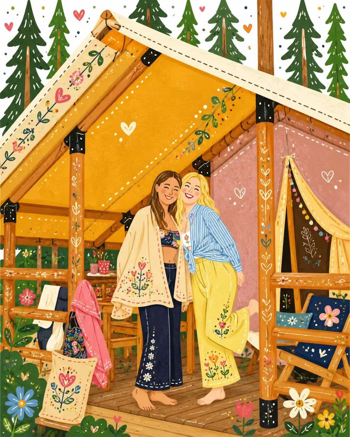 Так нас видят нейросети. Ну что, ИИ или оригинал?😉❤️