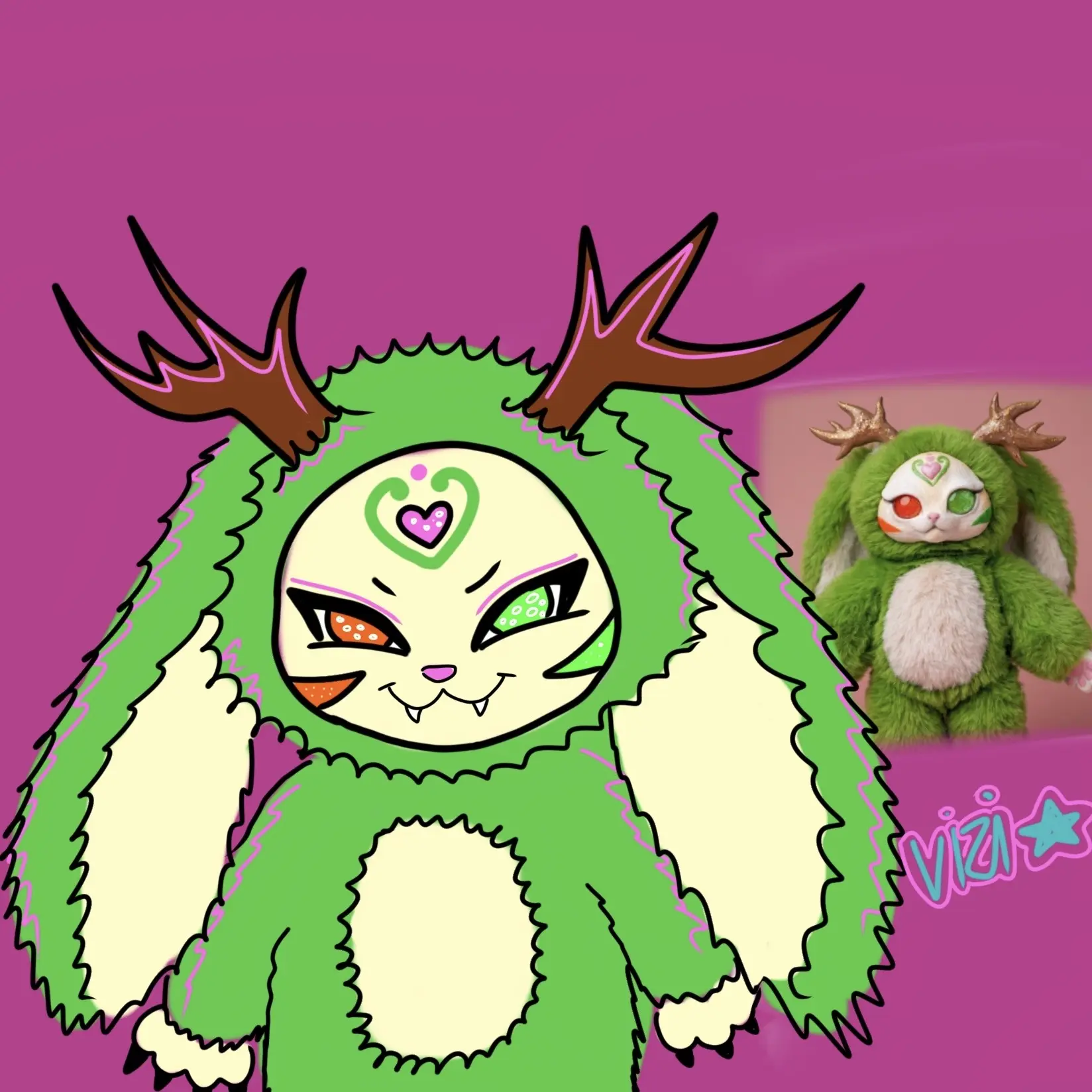 Арт на Мистика 💚💖 От подписчицы