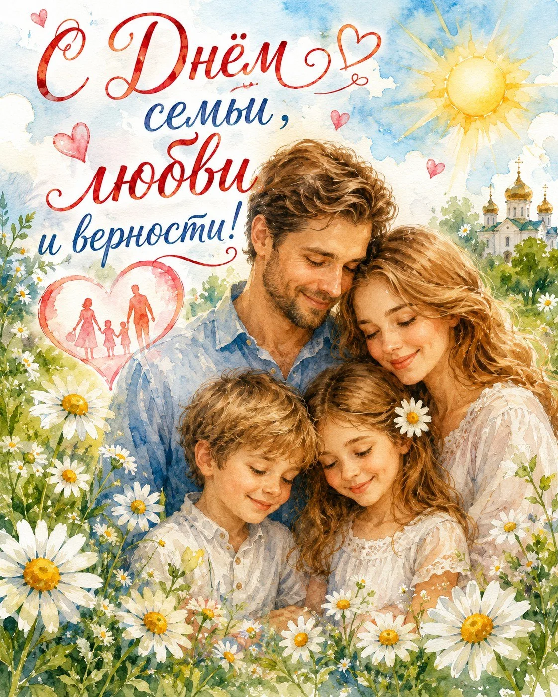 8 июля — день, когда хочется быть еще ближе к родным🌼🌼🌼
От всего сердца поздравляем  с Днем семьи