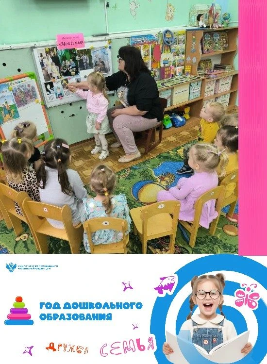 Фотовыставка «Моя семья» в группе раннего возраста!