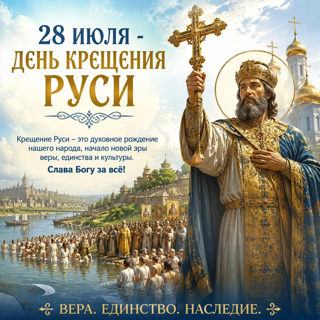 #Какойсегоднядень

💫Погрузимся в глубину веков, в эпоху, когда на днепровских холмах засиял свет хр