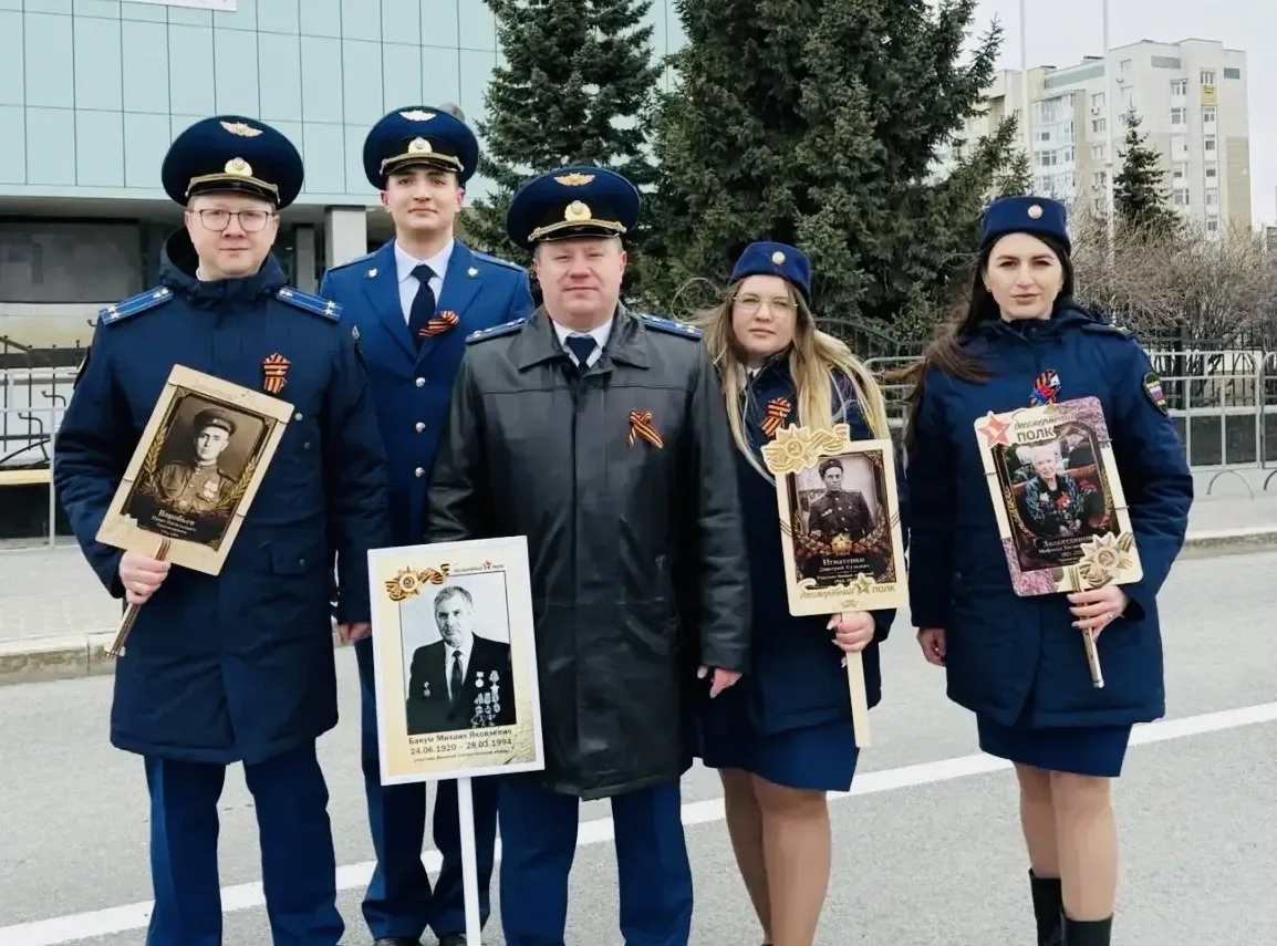 🎗В День Великой Победы работники Ханты-Мансийской межрайонной природоохранной прокуратуры приняли уч