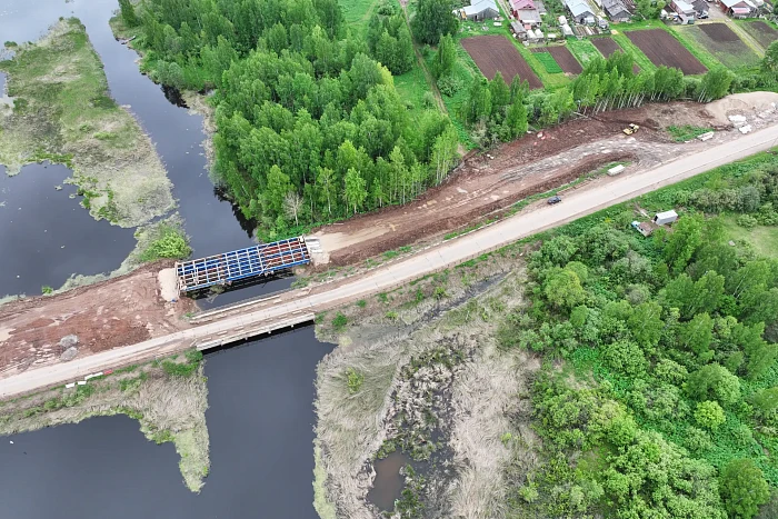 Продолжается реконструкция моста через реку Немда

На сегодня работы выполнены уже на 15%. Подрядчик
