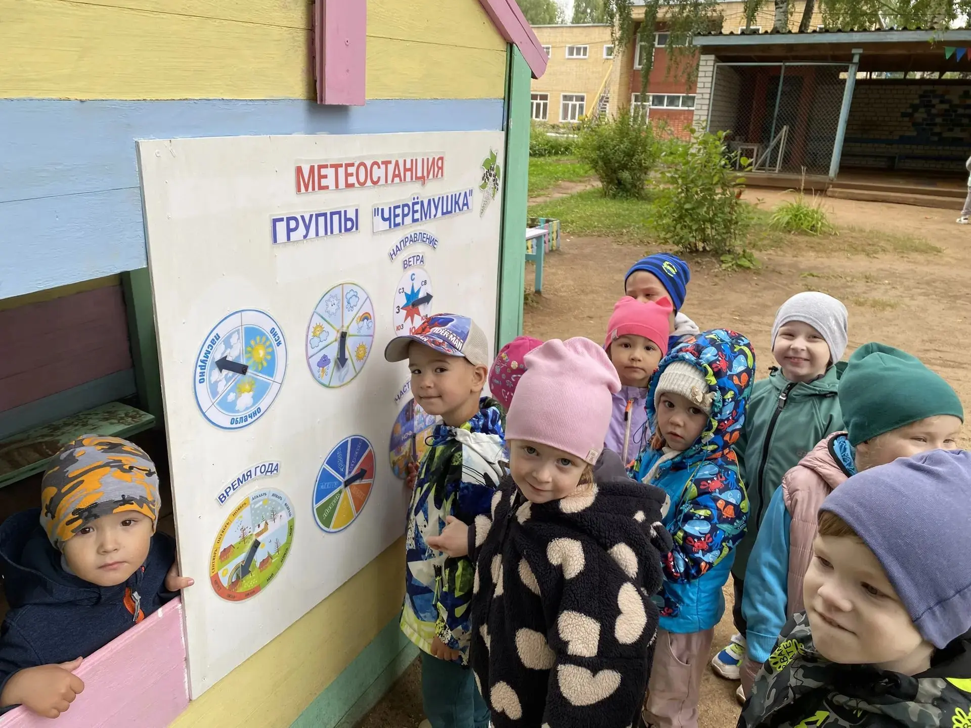 Вторая младшая группа на метеостанции: первые шаги в мир наблюдений за погодой