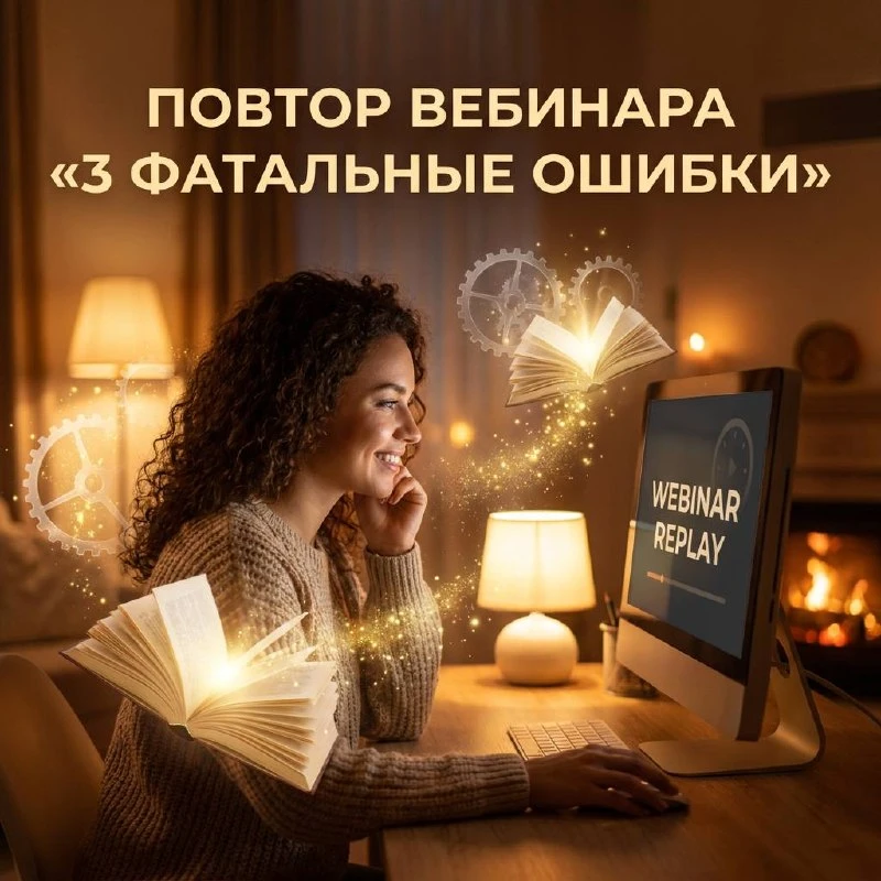 Завтра — два повтора вебинара 💫 Пройдите диагностику в эфире