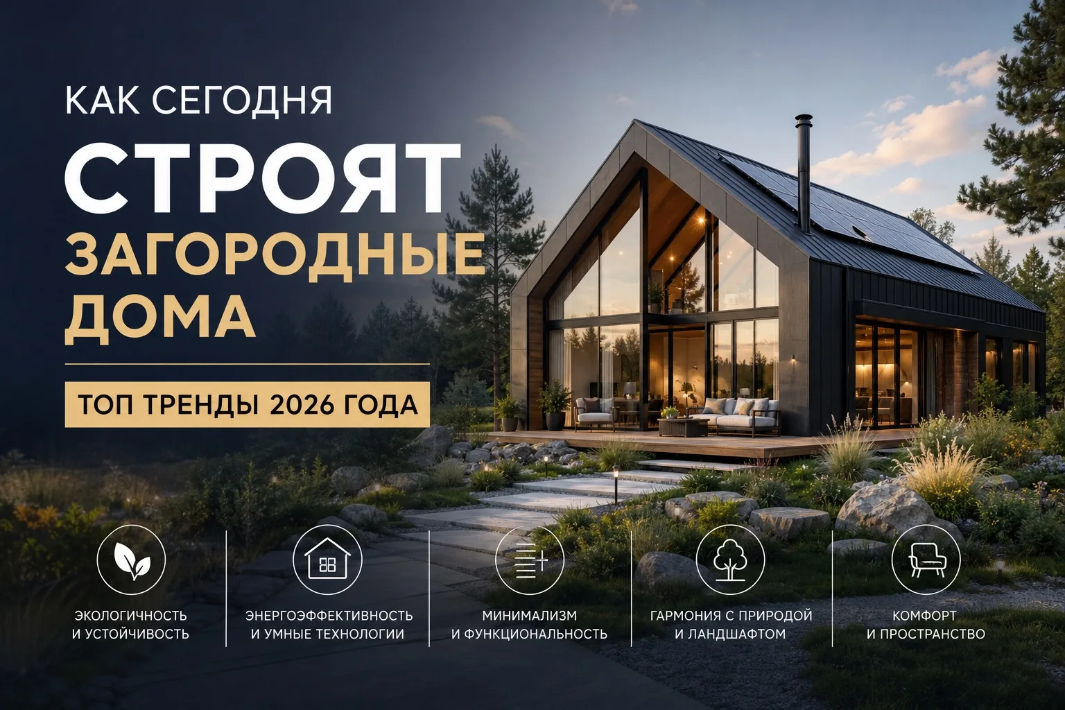 🏡 Топ тренды строительства 2026 года