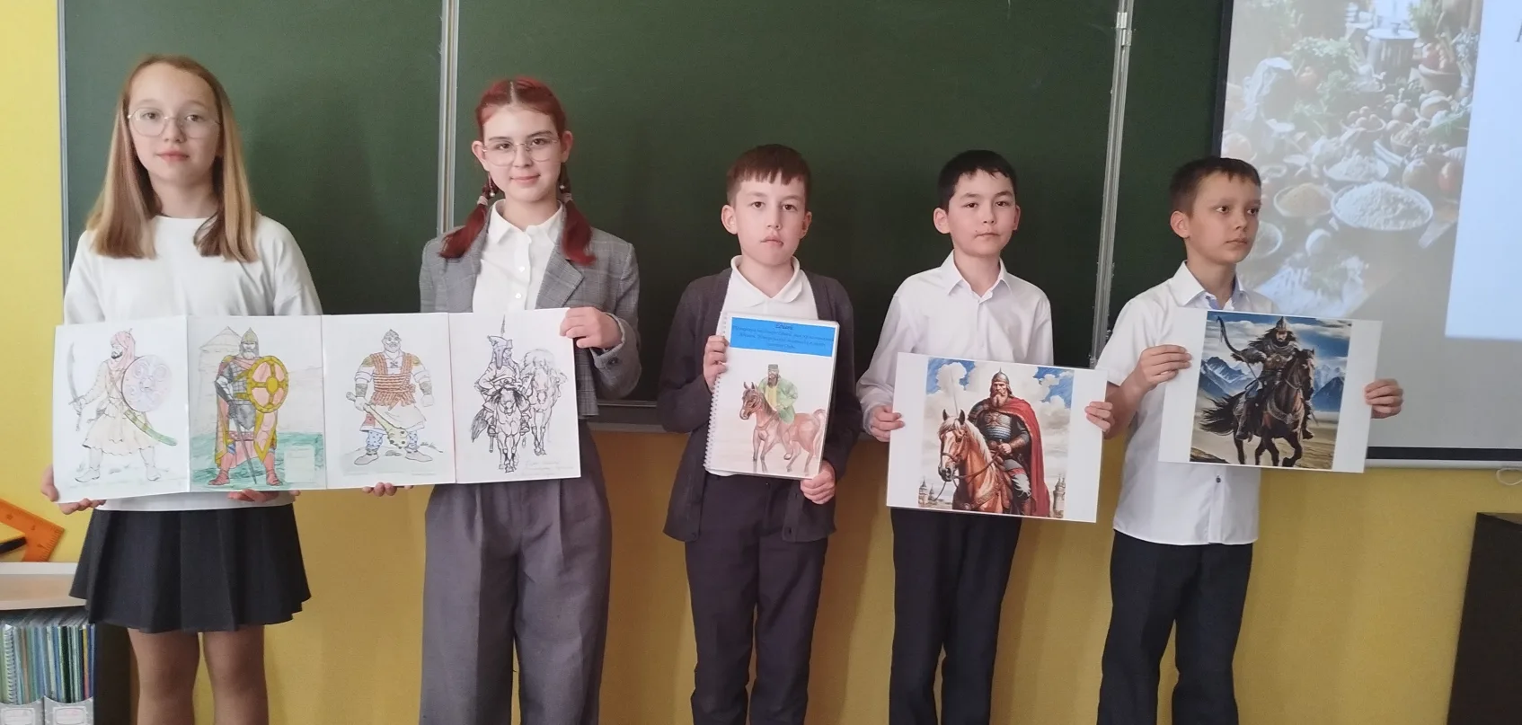 Сегодня в нашей школе состоялось долгожданное событие — защита проектов учеников 5В класса Это был н