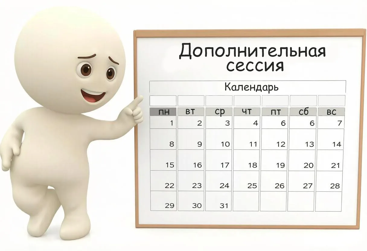 Расписание дополнительной сессии для студентов заочной формы обучения высшего образования