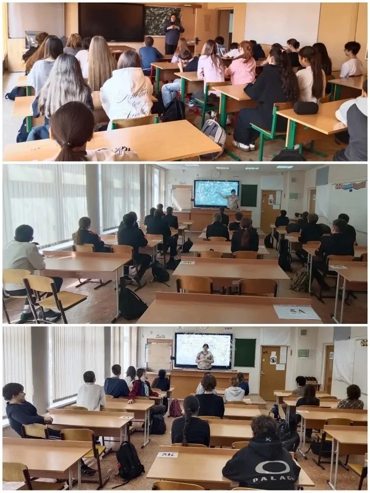 🏫В течение учебного года школьный педагог-психолог Елена Григорьевна проводит профилактические занят