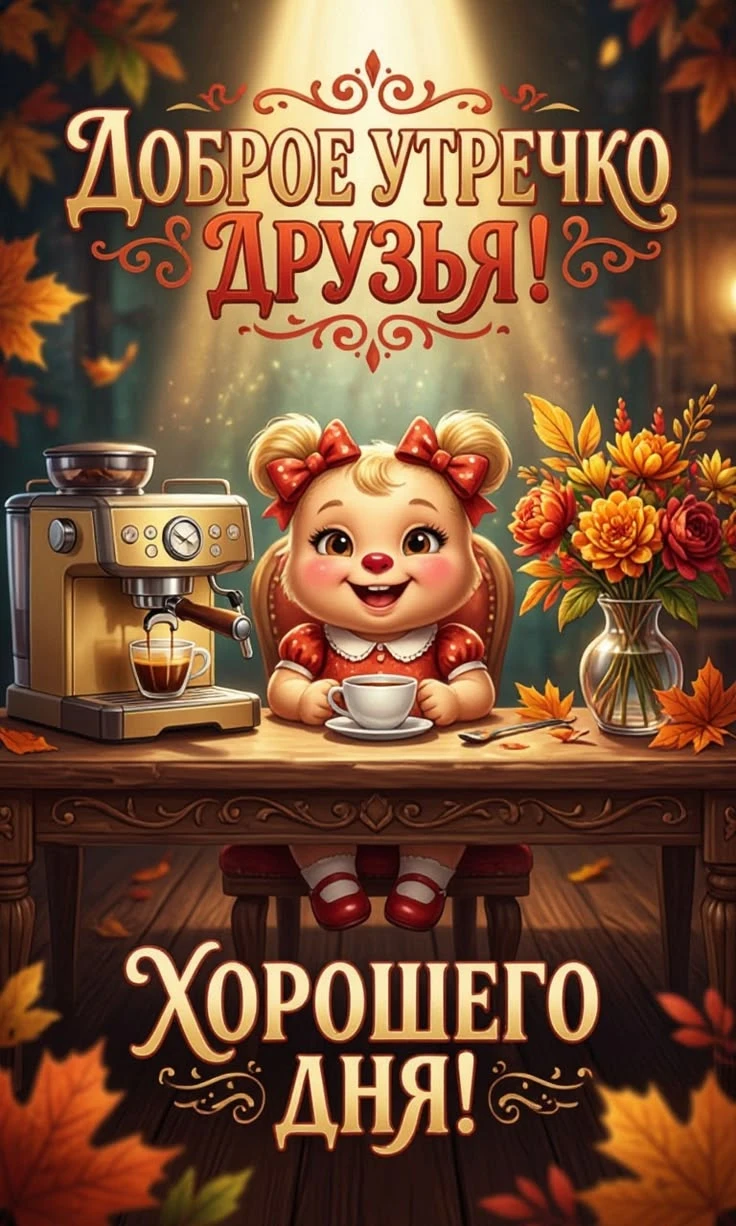🌞🎉 Чудесного утра! Везения и хорошего настроения!