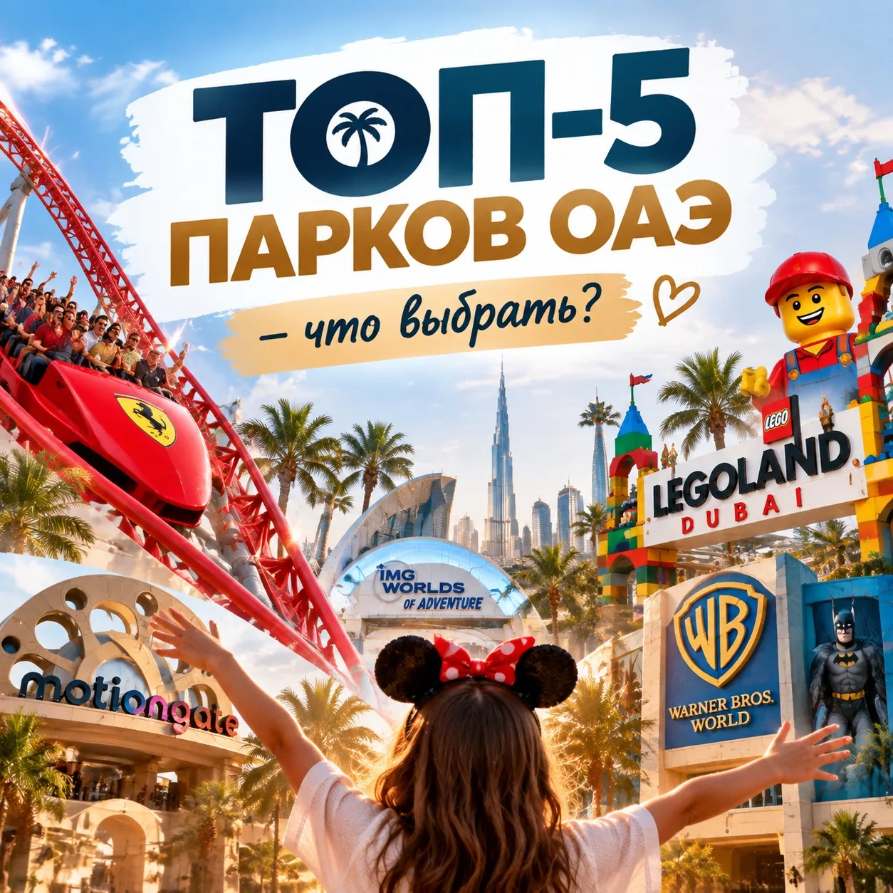 🎢 ОАЭ — это не только красивые отели и небоскрёбы 😍