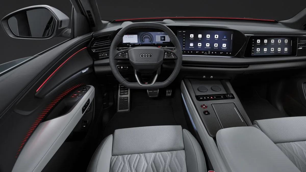 Audi Q9 2027 года: официальные фото и интерьер в стиле Rolls-Royce — флагманский кроссовер получил п