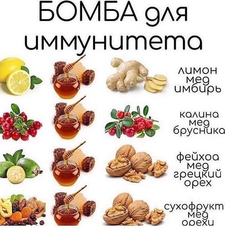 БОМБА ДЛЯ ИММУНИТЕТА 🍋

Все знают о пользе лимона, мёда, клюквы, брусники, облепихи, мёда, орехов