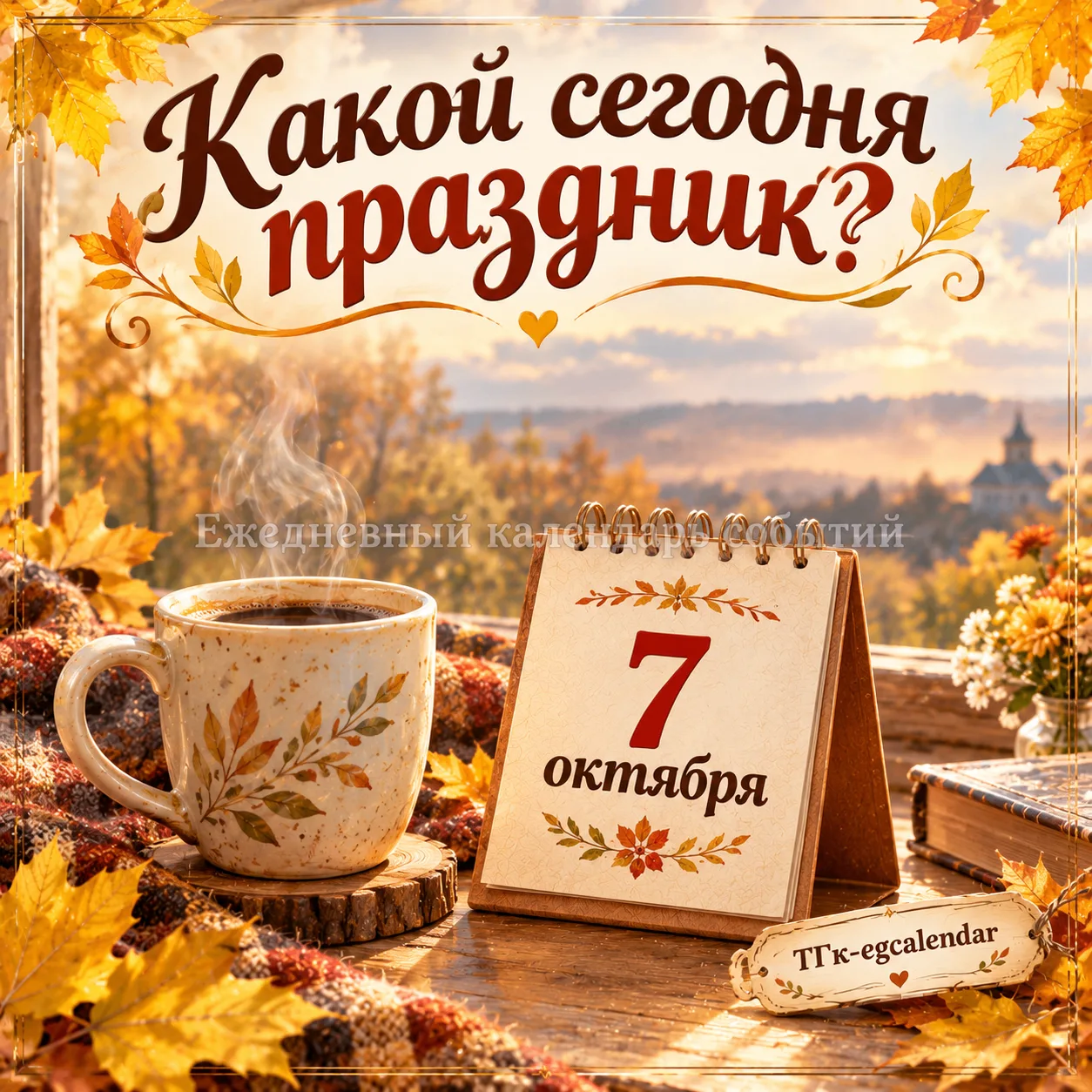 🗓7 октября 2026 года, среда