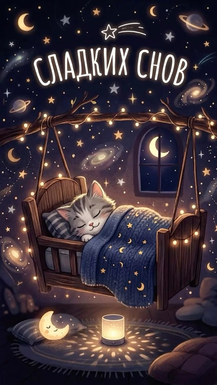 Доброй ночи! Чудесных сновидений! До завтра! ✨🌙