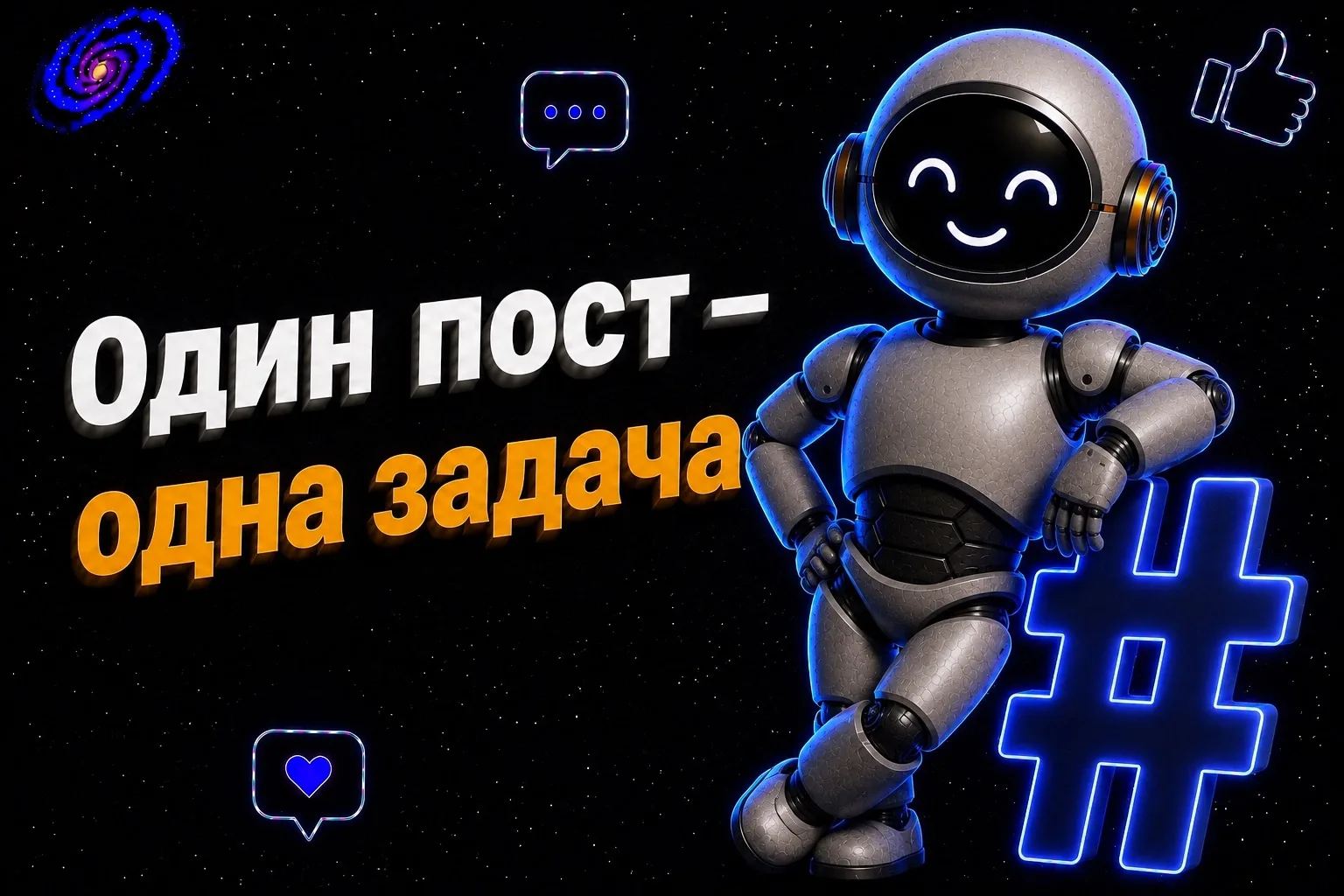 🎯 Один пост — одна задача