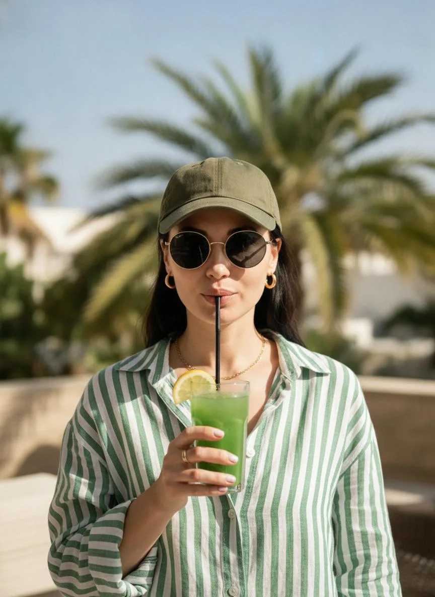 Тропический коктейль🌴

⚠️ Этот промт — одиночный: загружайте одно фото с одним лицом.

Как использо