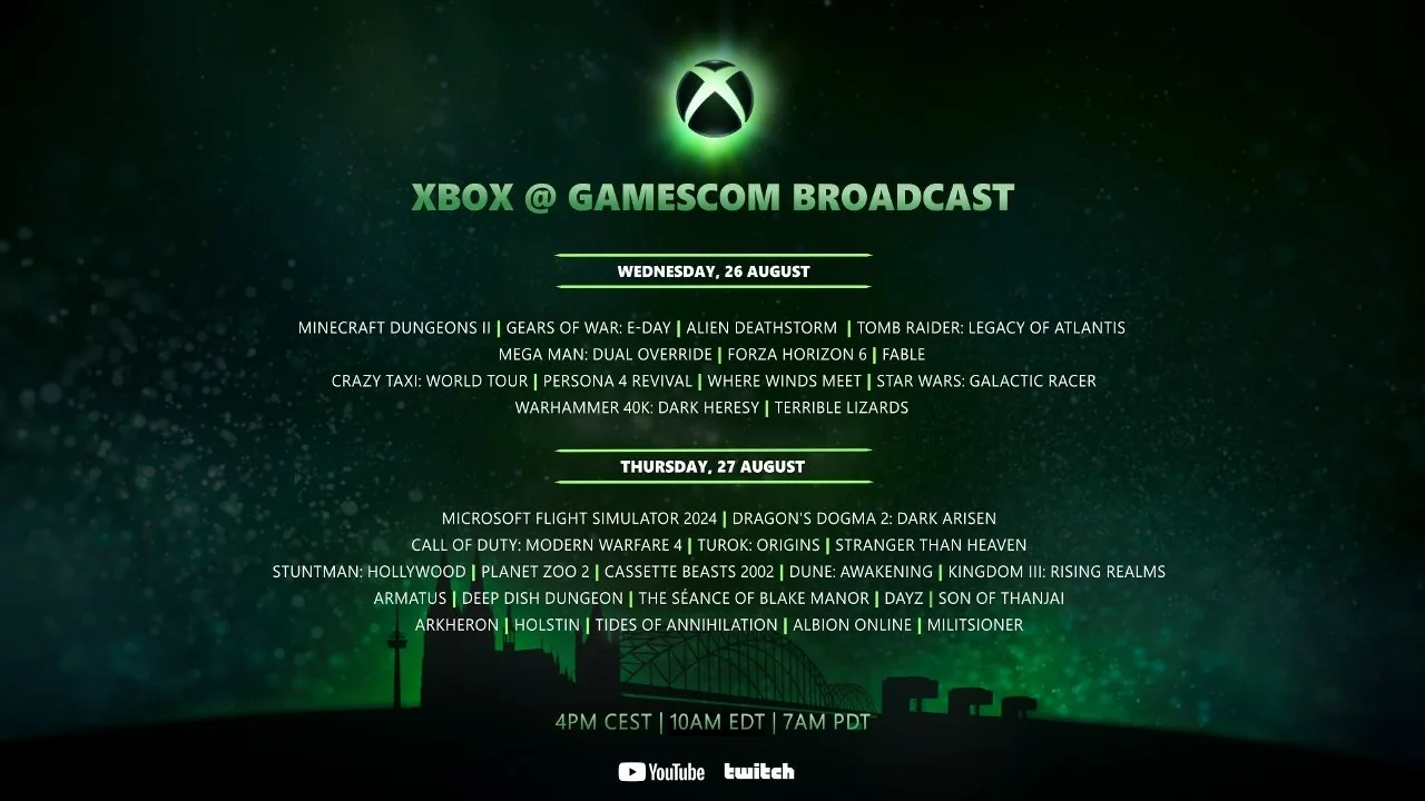 Что покажут Xbox на Gamescom 2026.