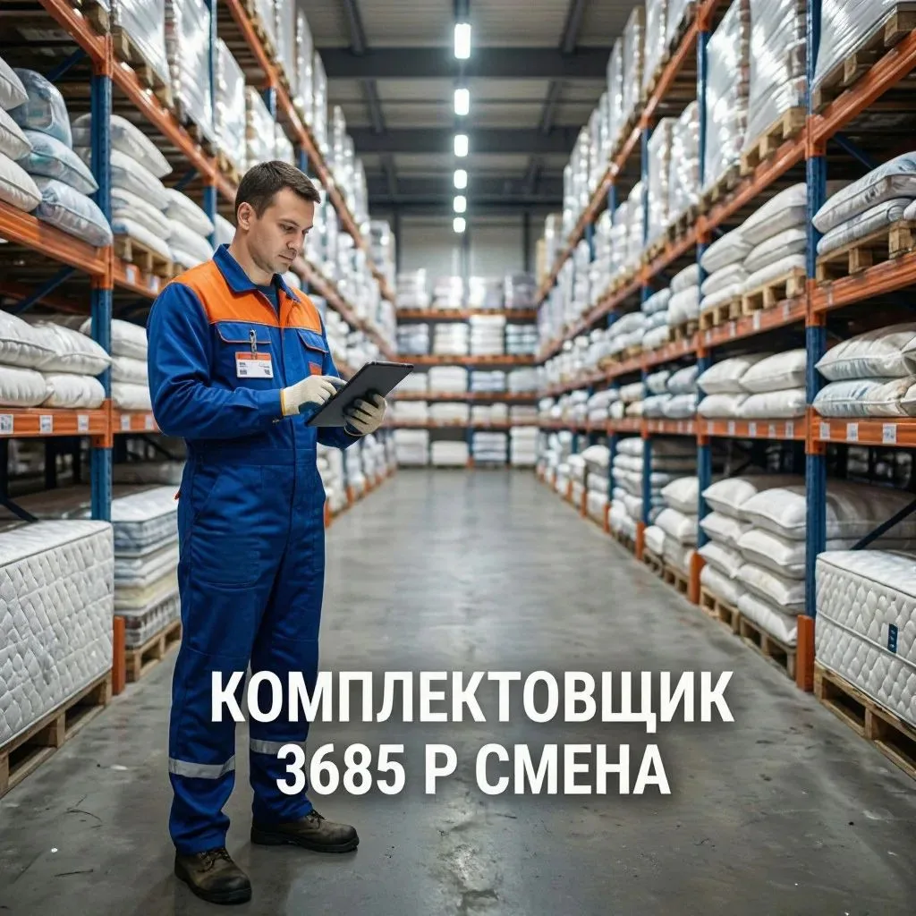 Приглашаем Комплектовщика на склад товаров для здорового сна !
