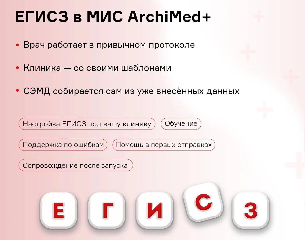 ЕГИСЗ в ArchiMed+ в 2026 году

В 2026 году передача документов в ЕГИСЗ - уже не «когда‑нибудь», а ра