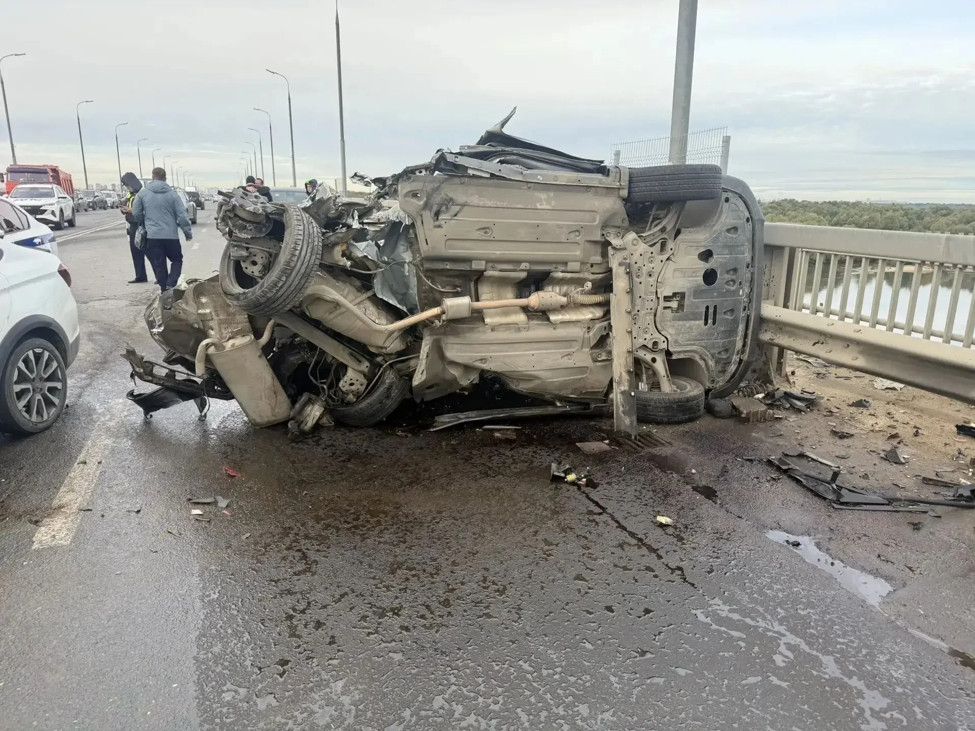 🚨 Трагическое ДТП на Солотчинском мосту в Рязани