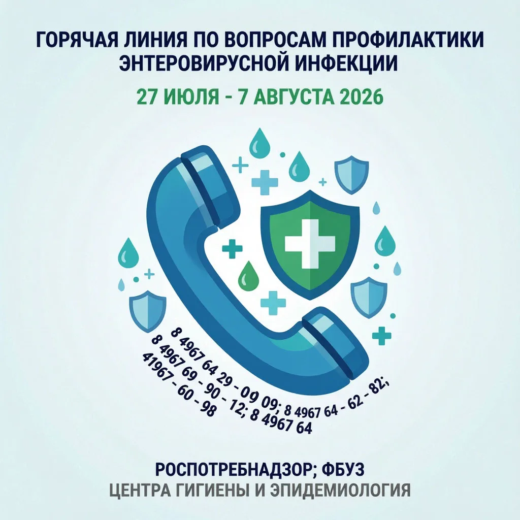 🚨 В период с 27 июля по 7 августа 2026 года специалистами Роспотребнадзора проводится тематическое 
