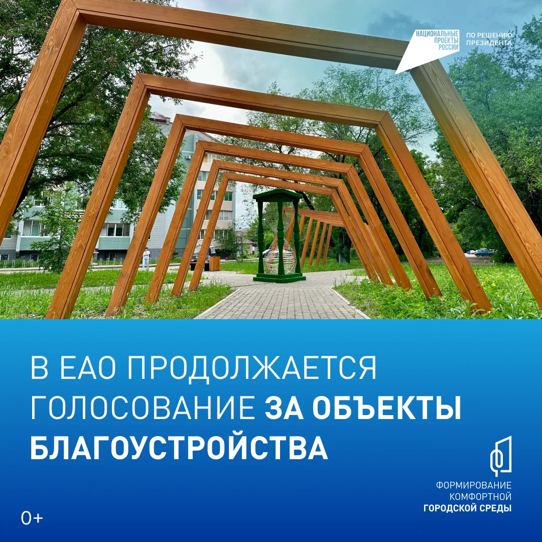 Жители ЕАО могут сами выбрать, что благоустроить в Ленинском районе   Стартовало VI Всероссийское он