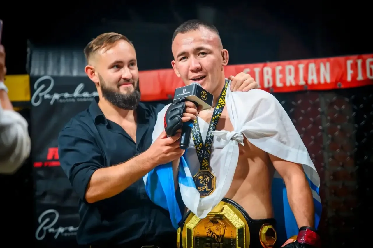 Эжер Олчонов из Республики Алтай - новый чемпион Сибирской бойцовской лиги (SFL) в супе...