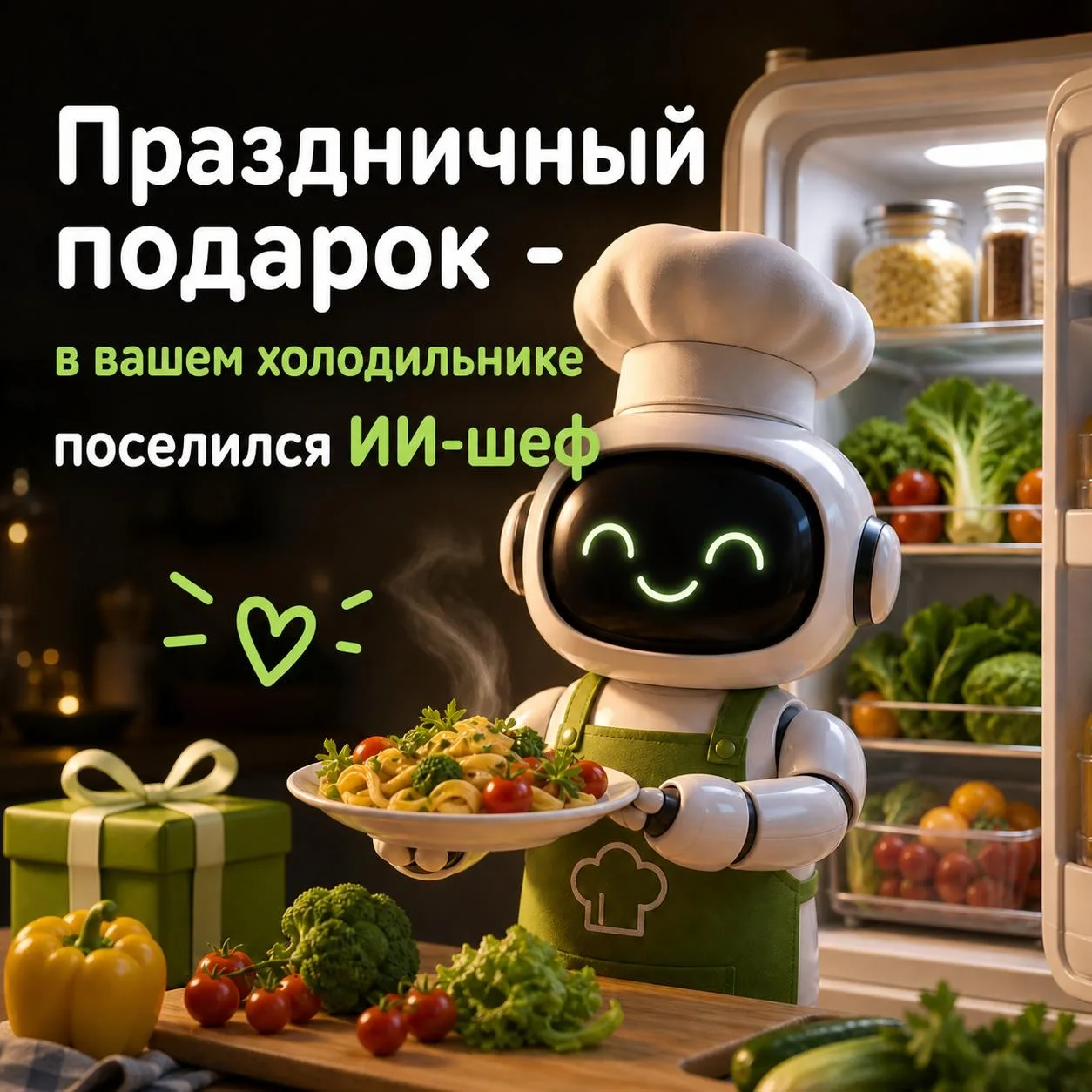 Мы тут с командой решили выкатить всем праздничный подарок - собрали бота-кулинара: