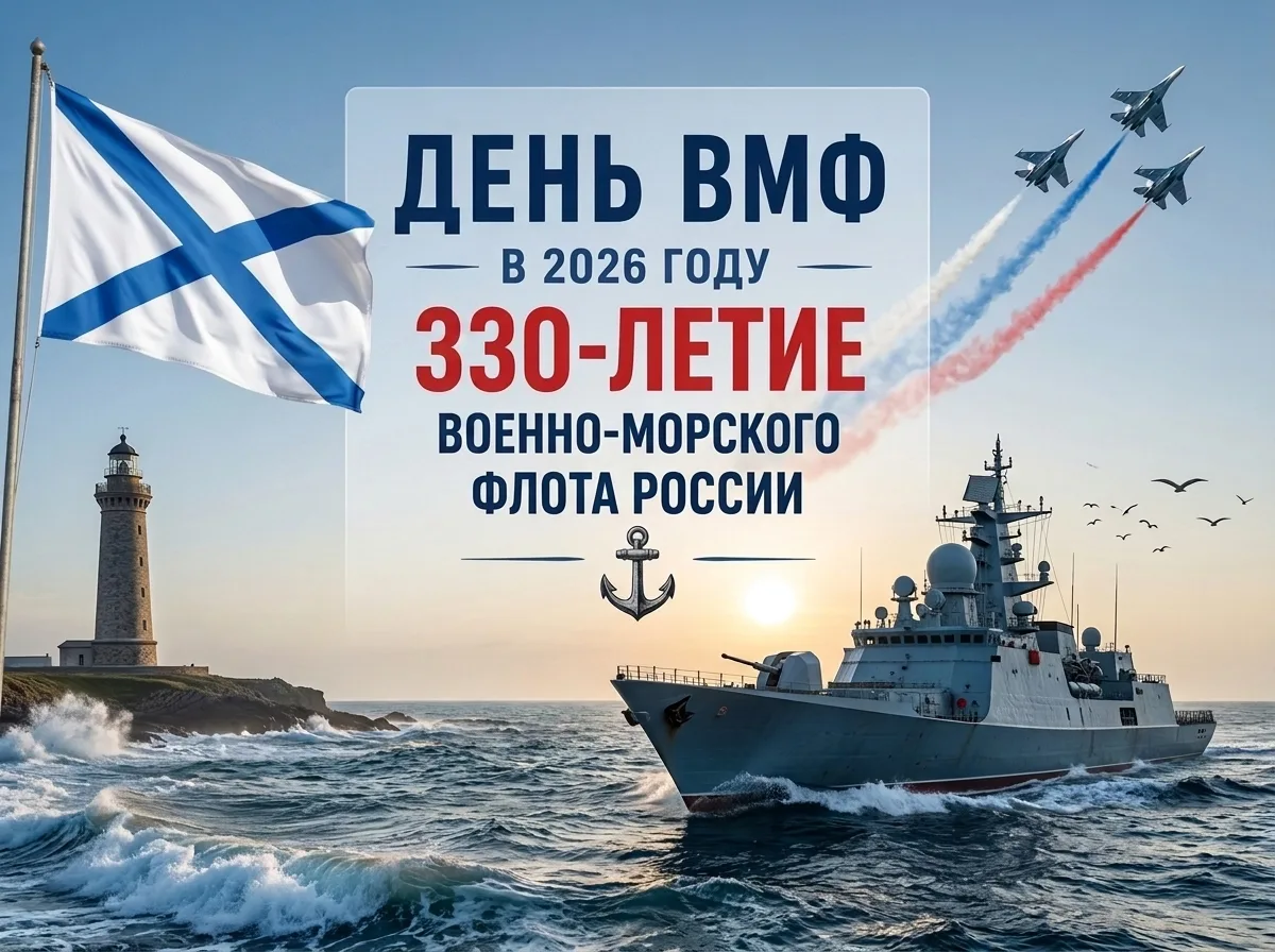Поздравляю всех причастных с Днём Военно-Морского Флота России!

Флот — это не только корабли и мощн