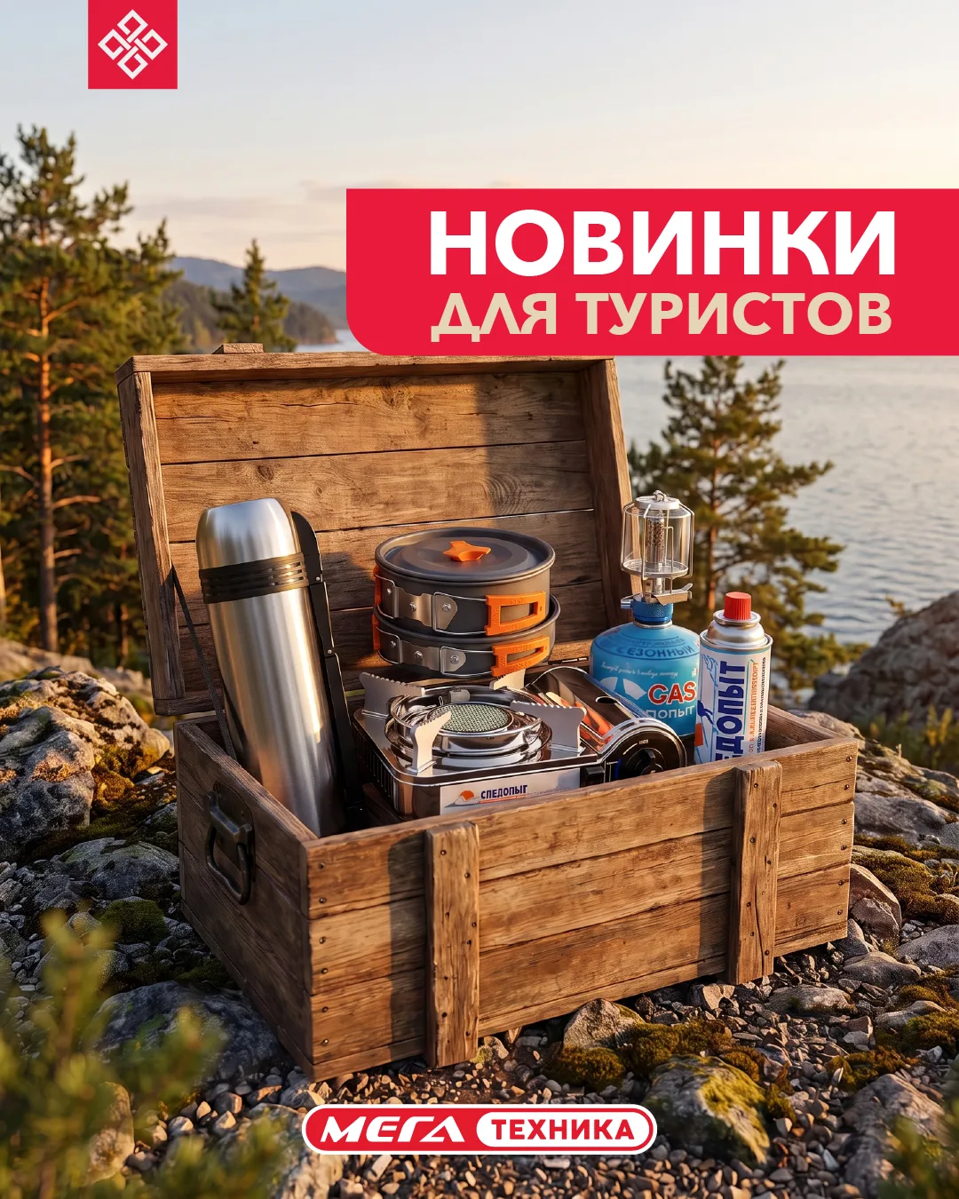 🏕️ До Байкала доехали, а чай вскипятить не на чем? 😅
💡 Или вечером часто отключают свет – хорошо,