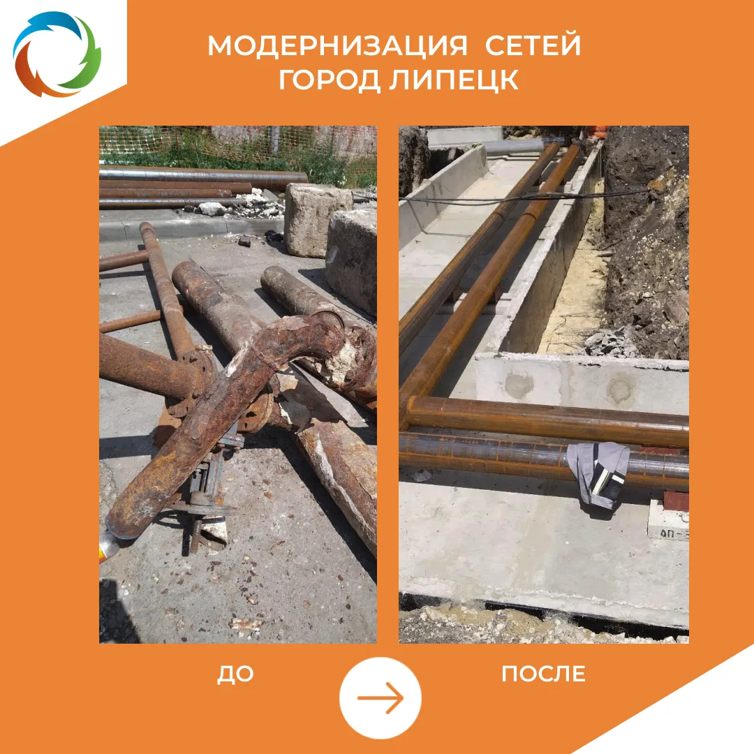 Модернизация сетей город Липецк