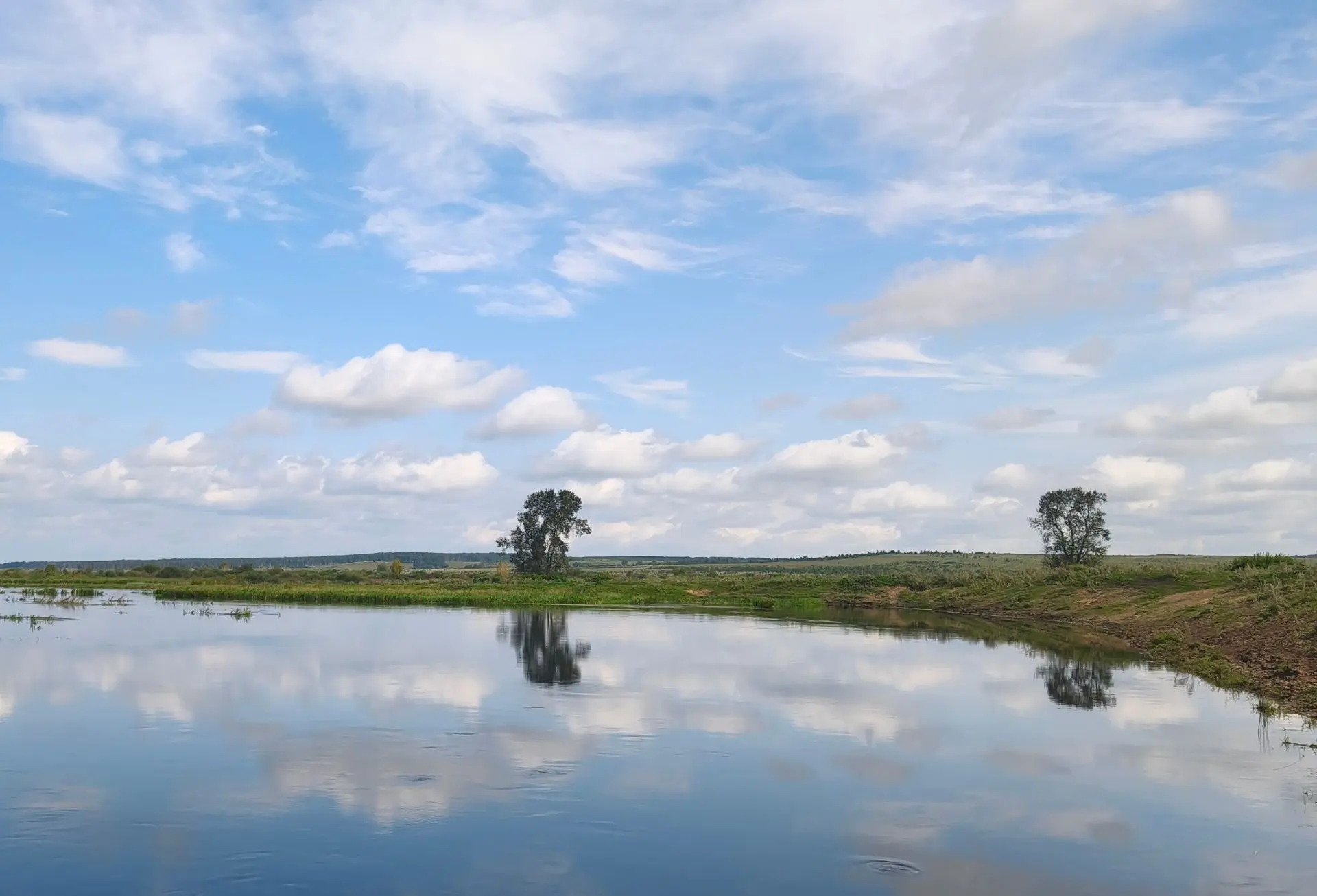 В связи с локальными залповыми осадками сброс воды на Шершневском водохранилище скоррек...