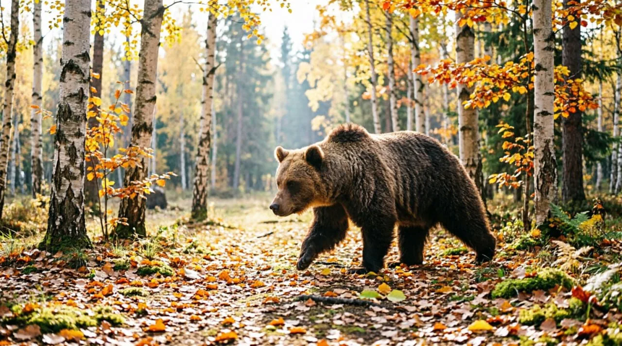 ❗️Медведя заметили возле дач в Калужской области