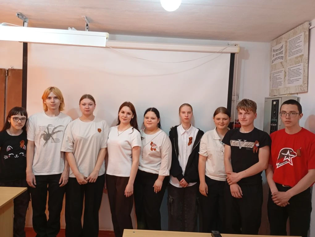 7 мая для учащихся 8 и 9 классов нашей школы студентка "Омского педагогического колледж...
