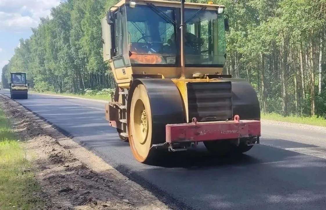🚧 В Селивановском округе ремонтируют участок автодороги Владимир – Муром – Арзамас