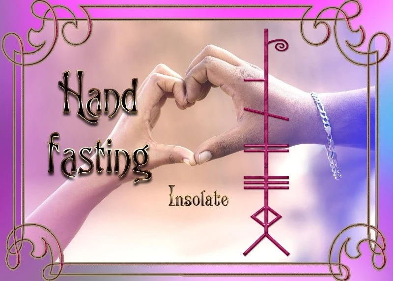 Став из огама «Hand fasting», автор Insolate

В западной Европе на Ламмас была традиция заключать вр