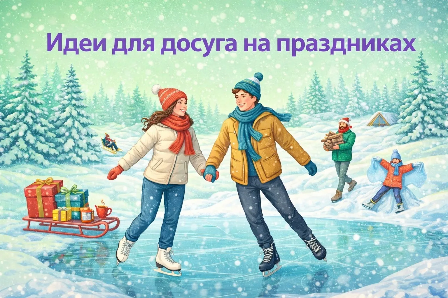 🎄 Чем заняться на январских каникулах, чтобы не сойти с ума (и не набрать 5 кг от скуки)  Праздники 