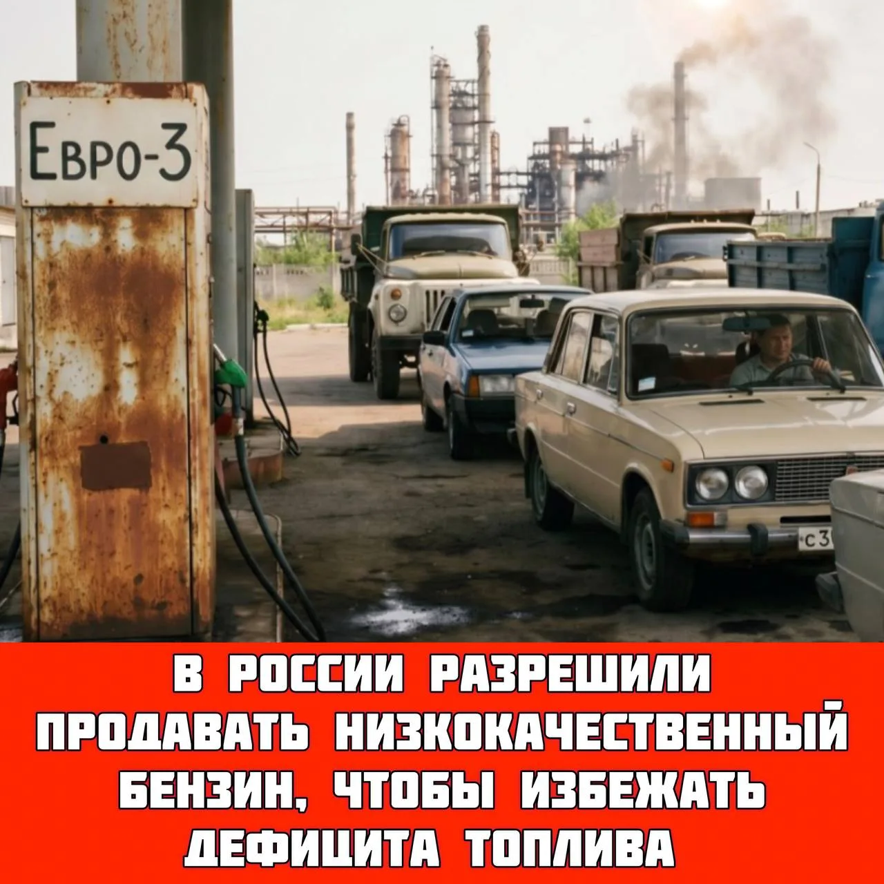 Власти России пошли на вынужденный шаг, чтобы не допустить нехватки бензина и дизеля. Для этого отде