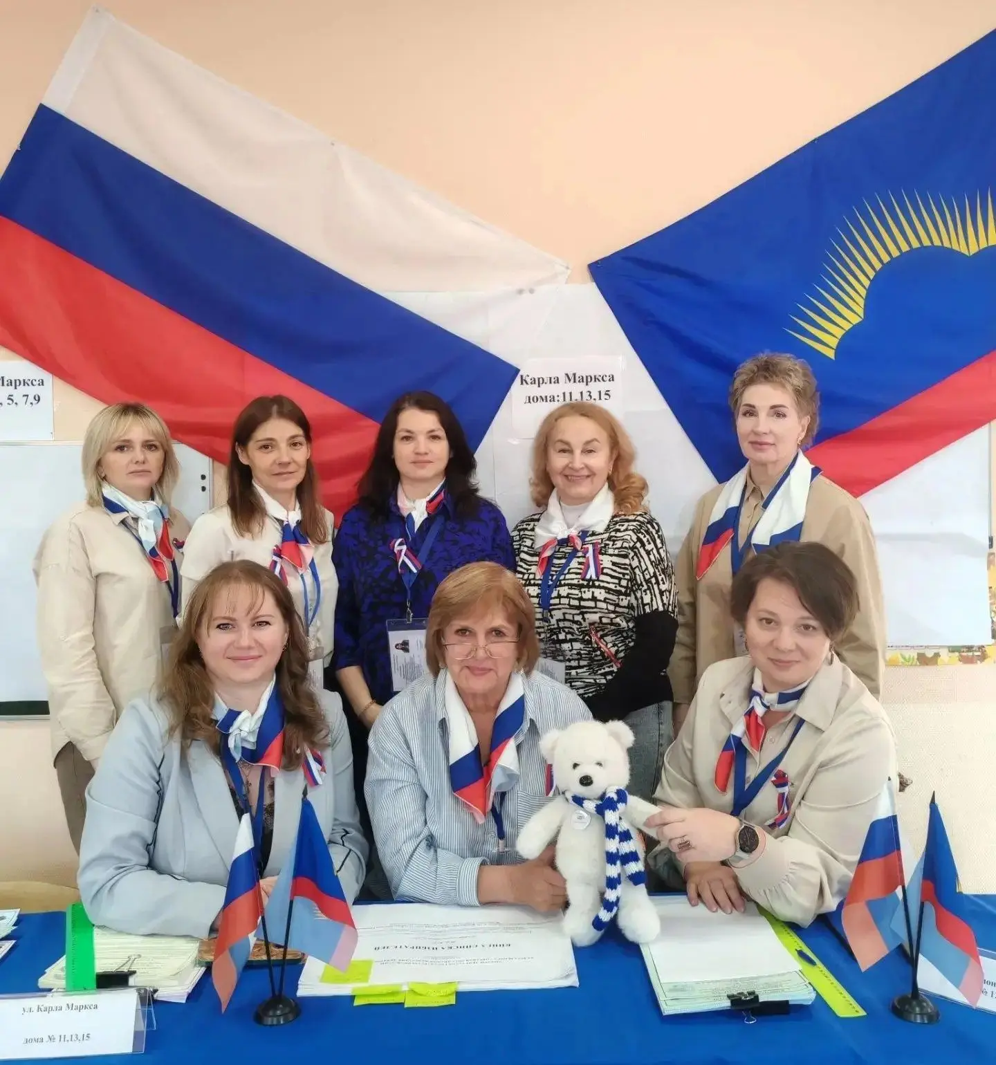 Сегодня к команде УИК № 385 города Заполярный Печенгского округа присоединился талисман...